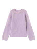 Lilac Petal Mist Knit Top