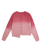 Blush Ombre Cozy Knit Cardigan