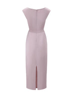 Fairytale Pearl Blossom Satin Dress