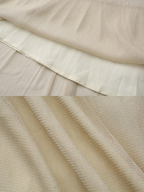 Beige Ruffle Verse Dress