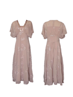 Blush Petal Sequin Vintage Fairy Dress