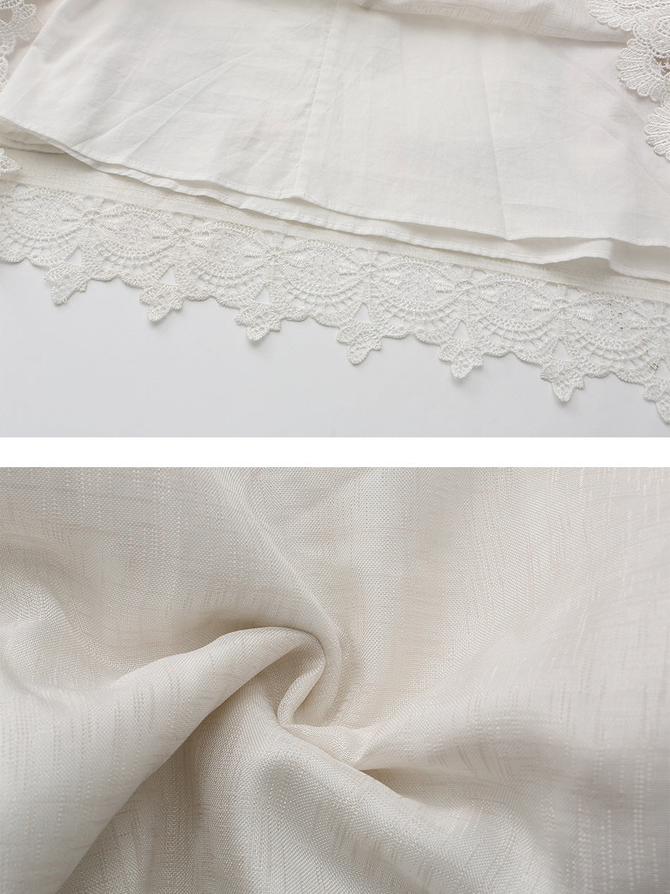 Elizabeth's Retro White Elegance Dress