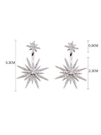 Starlight Radiance Drop Earrings