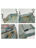 Dreamy Watercolor Mesh Slip Dress