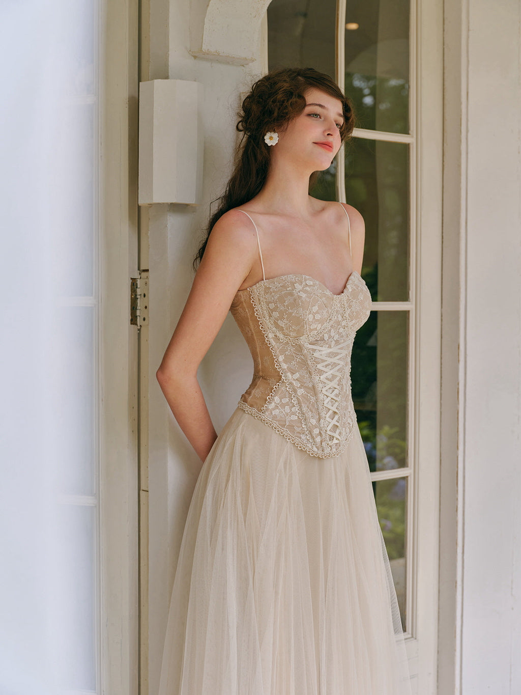 Eleanor's Graceful Mesh Skirt