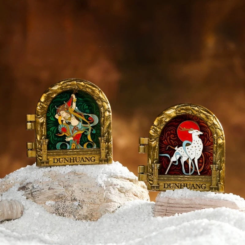 Dunhuang Fridge Magnet Two Piece Set