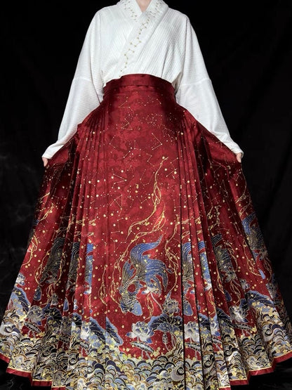 Ming Dynasty Modern Hanfu, Mamianqun, Constellation (Preorder)
