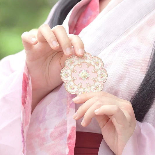 Dunhuang Blooms Pocket Mirror