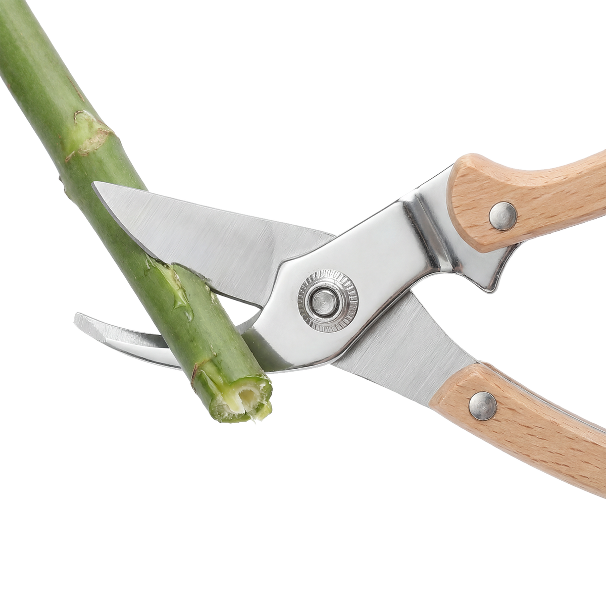 Wood Handle Pruning Shears (7.8") — view 4