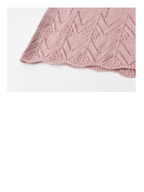 Blush Knit Rose Sweater