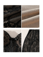 lacemadeMidnight Lace Illusion Dress