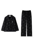 Black Rose Vintage Pajama Set