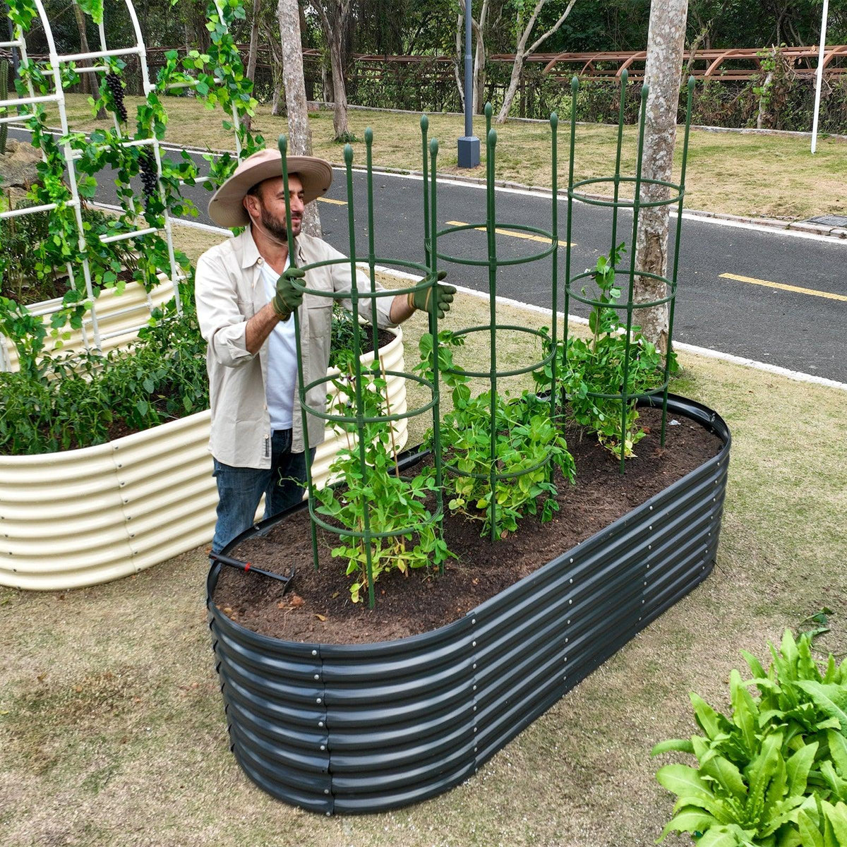 Round Garden Trellis — view 7