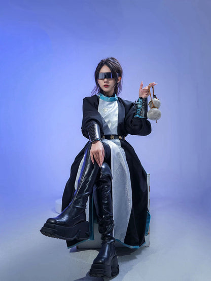 Tang Dynasty Style Modern Reversible Coat - Heroic 侠君 (Preorder)