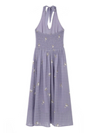 Lavender Bow Halter Dress
