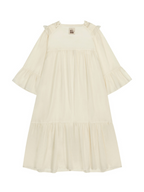 Lace Collar Cotton Lounge Gown