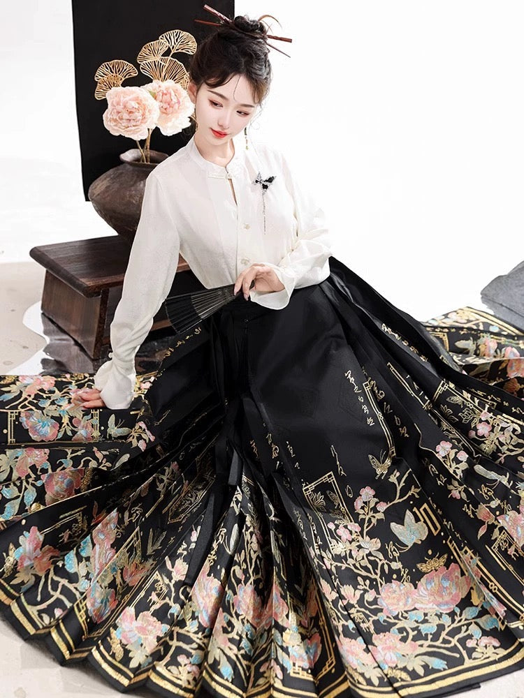 Ming Dynasty Modern Hanfu, Mamianqun, Theodore