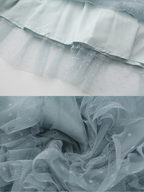 Light Blue Princess Ruffle Garden Dress