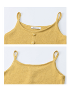 Golden Meadow Knit Camisole & Cardigan Set