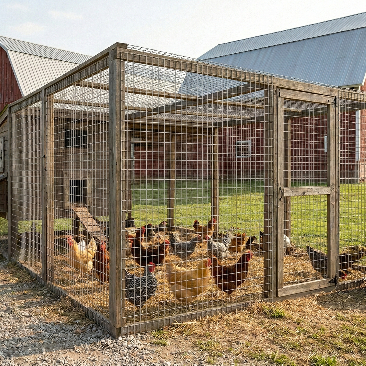 1 inch Galvanized Hardware Cloth Chicken Wire Mesh Fence — view 5