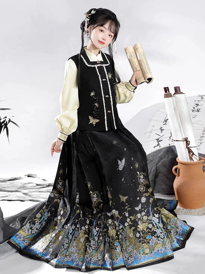 Ming Dynasty Modern Hanfu, Mamianqun, Haruki