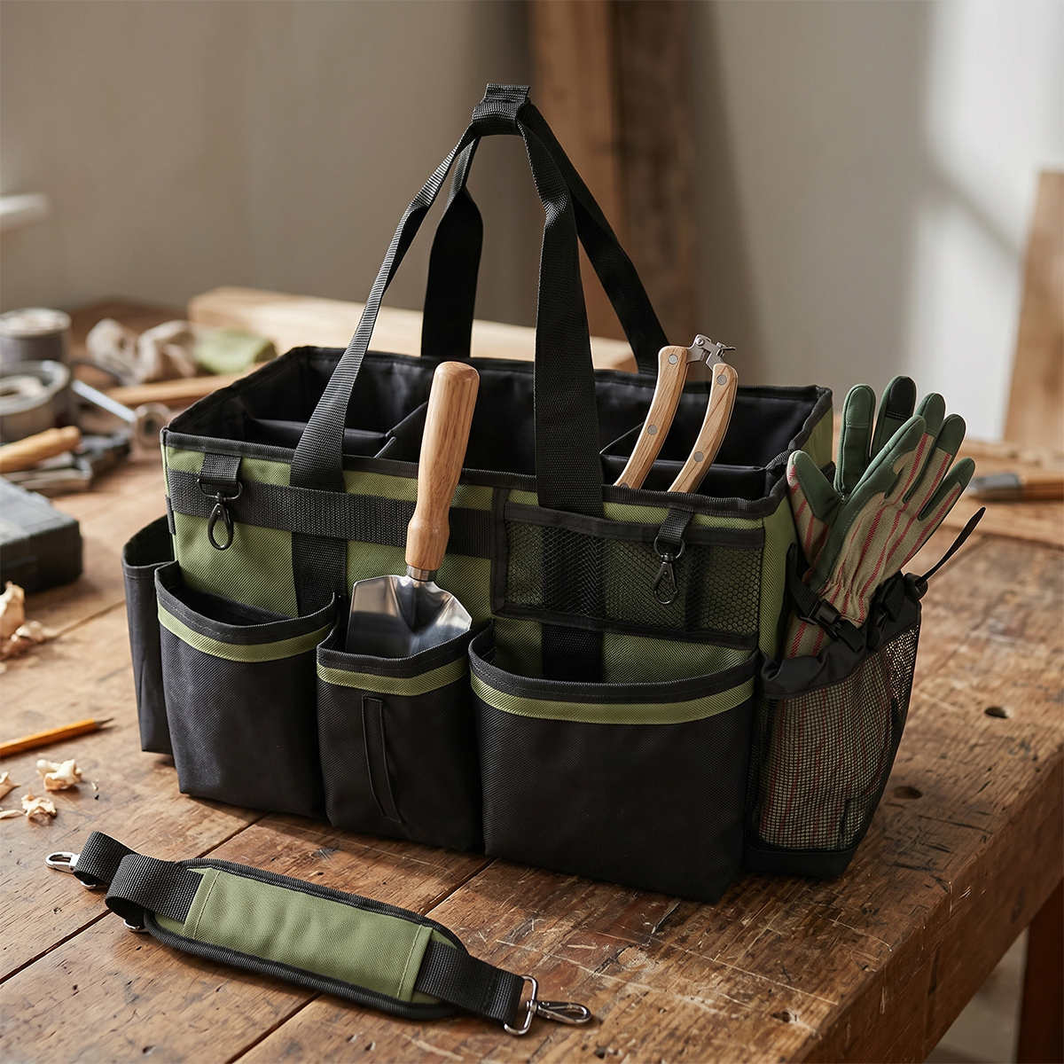 garden storage bag（Green） — view 4