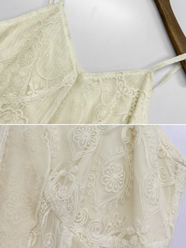 Ella's Ivory Whisper Dress
