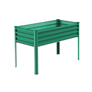 32.4-inch tall rectangular galvanized metal raised garden bed, 4 by 2 feet — view 6