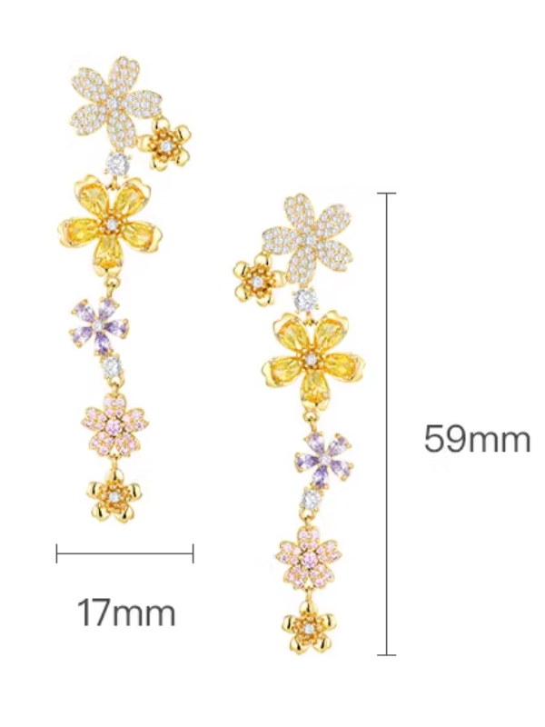 Splice Flower Earrings