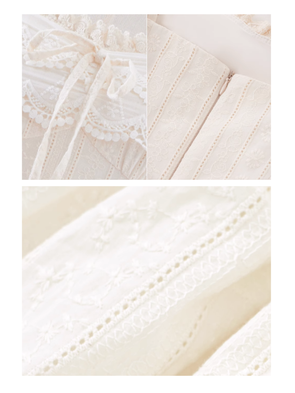 Ethereal Ivory Tiered Maxi Dress