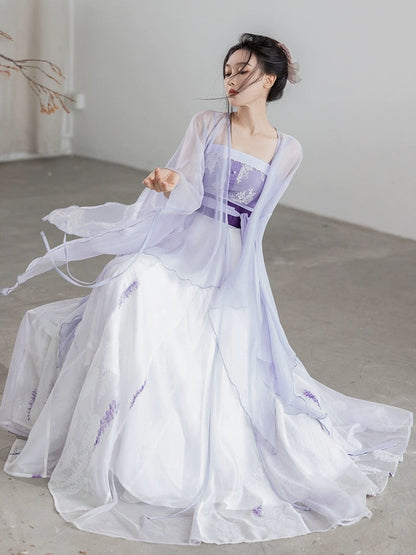 Modern Hanfu: Wisteria Dreams 紫藤花序 (Preorder)