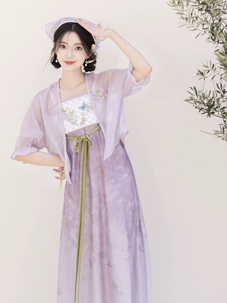 Tang Dynasty x Modern Hanfu: Ice Grapes 葡萄冰柠 (Preorder)