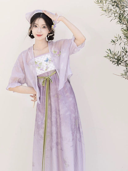 Tang Dynasty x Modern Hanfu: Ice Grapes 葡萄冰柠 (Preorder)