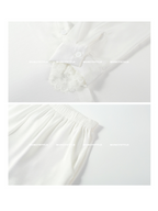White Lace Dream Pajama Set
