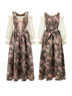 Antique Rose Woodland Corset Dress