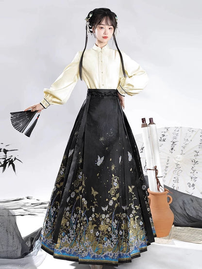 Ming Dynasty Modern Hanfu, Mamianqun, Haruki