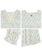 Blue Garden Vintage Lace Nightgown