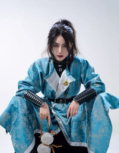 Tang Dynasty Style Modern Reversible Coat - Heroic 侠君 (Preorder)