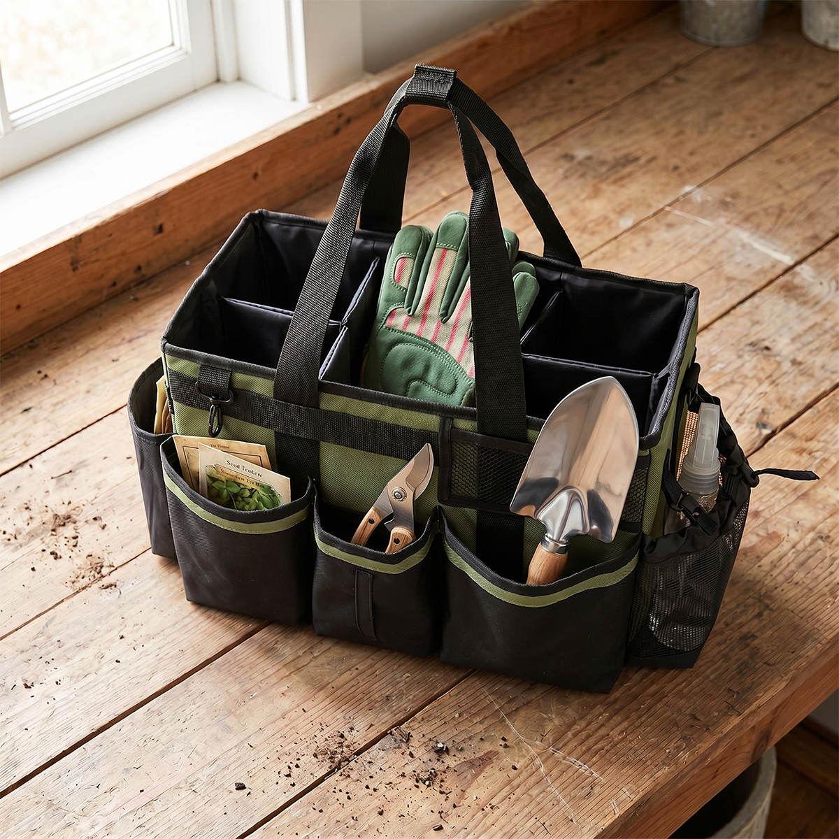 garden storage bag（Green） — view 5