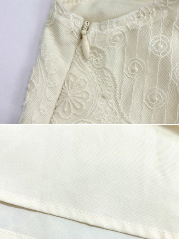 Ella's Ivory Whisper Dress
