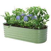 YoYoBloom 17" Tall 5' x 2' Metal Raised Garden Bed (4-in-1) | Upgrade 2.0 Knee-High Design image 18