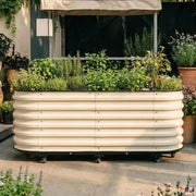 YoYoBloom 5'x2' Rolling Base For Metal Raised Garden Bed | Mobile Support & Soil-Proof & Indoor Ready image 5