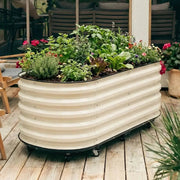 YoYoBloom 5'x2' Rolling Base For Metal Raised Garden Bed | Mobile Support & Soil-Proof & Indoor Ready image 7
