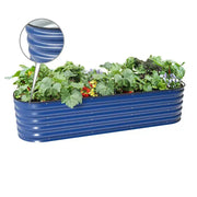 YoYoBloom 17" Tall 6.5' x 2' Metal Raised Garden Bed (6-in-1) | Upgrade 2.0 Knee-High Design image 22