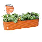 YoYoBloom 17" Tall 6.5' x 2' Metal Raised Garden Bed (6-in-1) | Upgrade 2.0 Knee-High Design image 27
