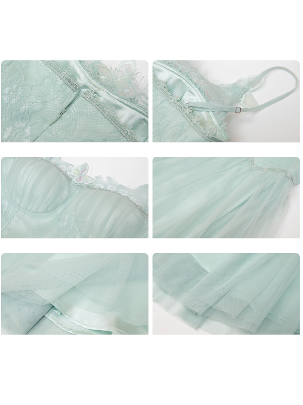 Sophia's Mint Butterfly Dress