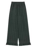 Evergreen Lace Trim Vintage Pajama Set