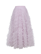 Whimsical Cloud Ruffle Skirt