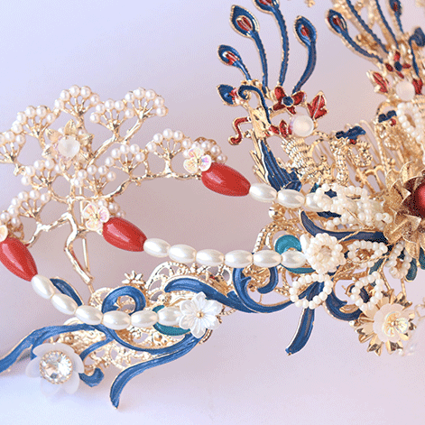 Hanfu Hair Accessories, Ruby