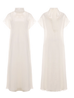 Ethereal Bow-Tie Sheer Dress